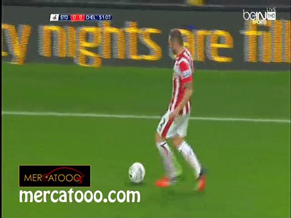 هدف ستوك سيتي الاول في تشيلسي