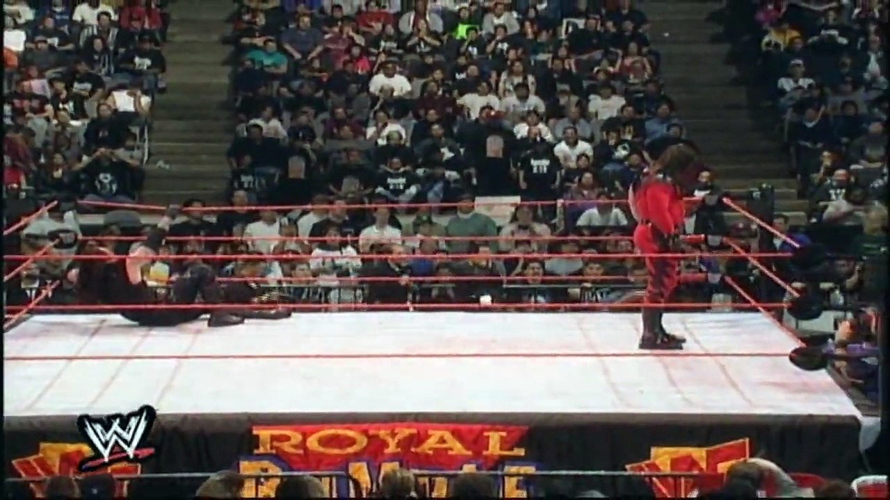 Kane Lights Undertakers Casket On Fire At Royal Rumble 1998