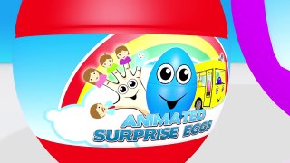 3D Surprise Eggs Learn Colors & Sizes from Smallest to Biggest | Opening Eggs with SEA ANI