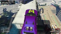 PS4　GTA5　オンライン実況　part41　鬼畜レース　K Loop 2 building down/up