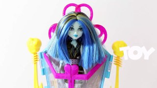 Monster High Freaky Fusion Frankie Recharge Chamber Toy Review Monster High Static Hair