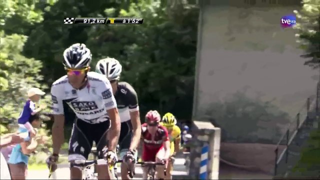 Tour De France 2011. Telegraph-Alpe D´Huez. Ataques de Alberto Contador