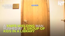 75-Year-Old Man Saves Library Goers From Man Wielding Knife