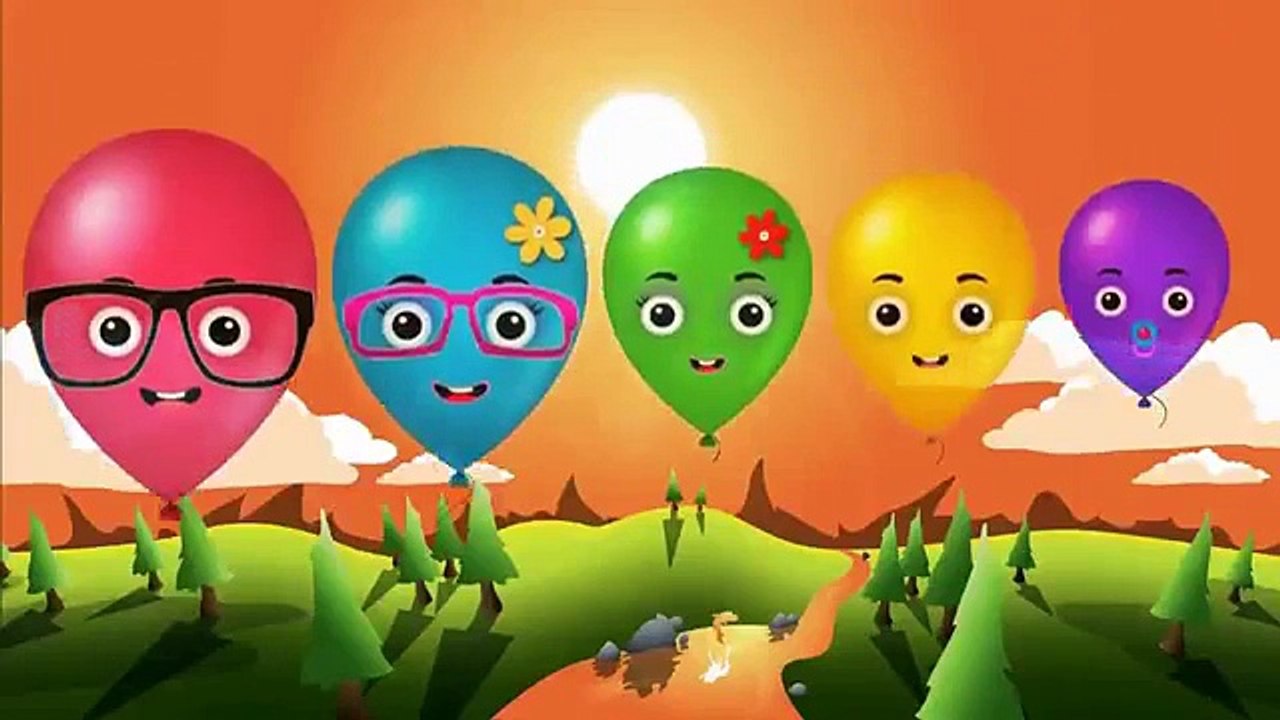 Ballons Finger Family Collection Ballons Finger Family Songs Nursery ...