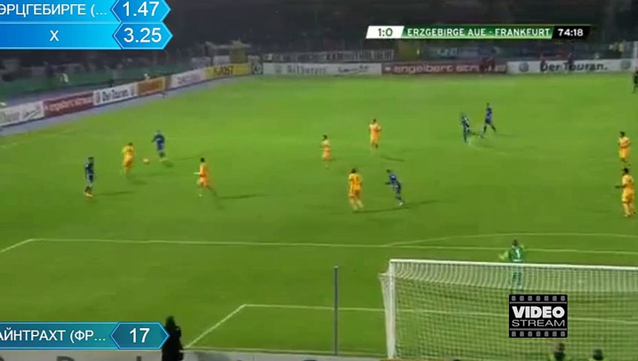 Erzgebirge Aue - Eintracht Frankfurt 1-0 DFB Pokal GER CUP 27-10-15