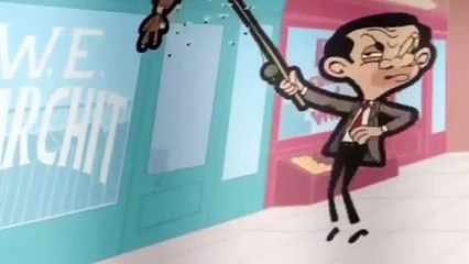 mr bean cartoon (gold fish