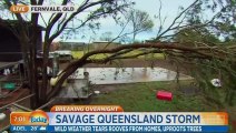 Severe storm cell has destroyed homes in South-East Queensland