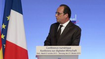 Numérique: Hollande et Merkel veulent une Europe à l'avant-garde