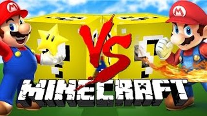 Minecraft: MARIO LUCKY BLOCK CHALLENGE | Mario vs Mario!