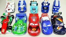 Cars Disney Cars Lightning McQueen Neon Light-up 6 sets 4 Master Custom Die-cast toys
