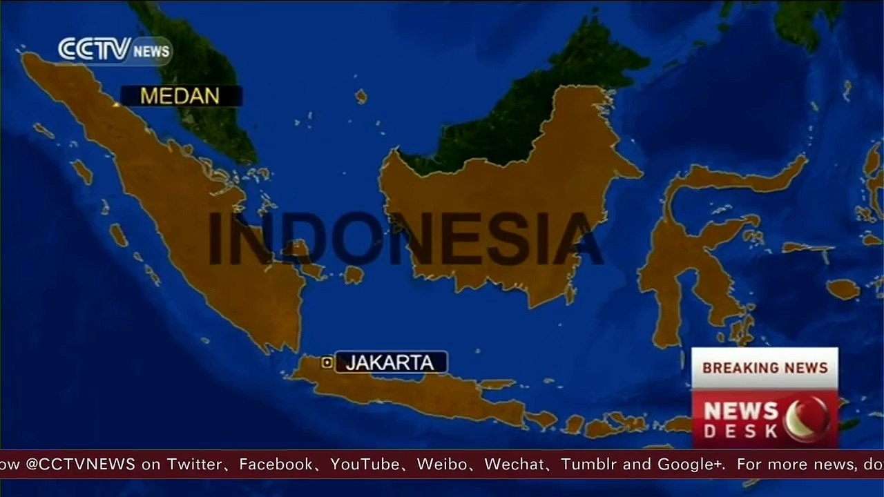 Air force transport plane crashes in Medan city