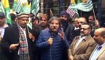 Big protest in New York in front of Indian consulate and United Nations ... Reports sami abraham