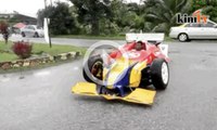 Anak felda buat kereta F1 hanya RM2 ribu