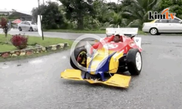 Anak felda buat kereta F1 hanya RM2 ribu