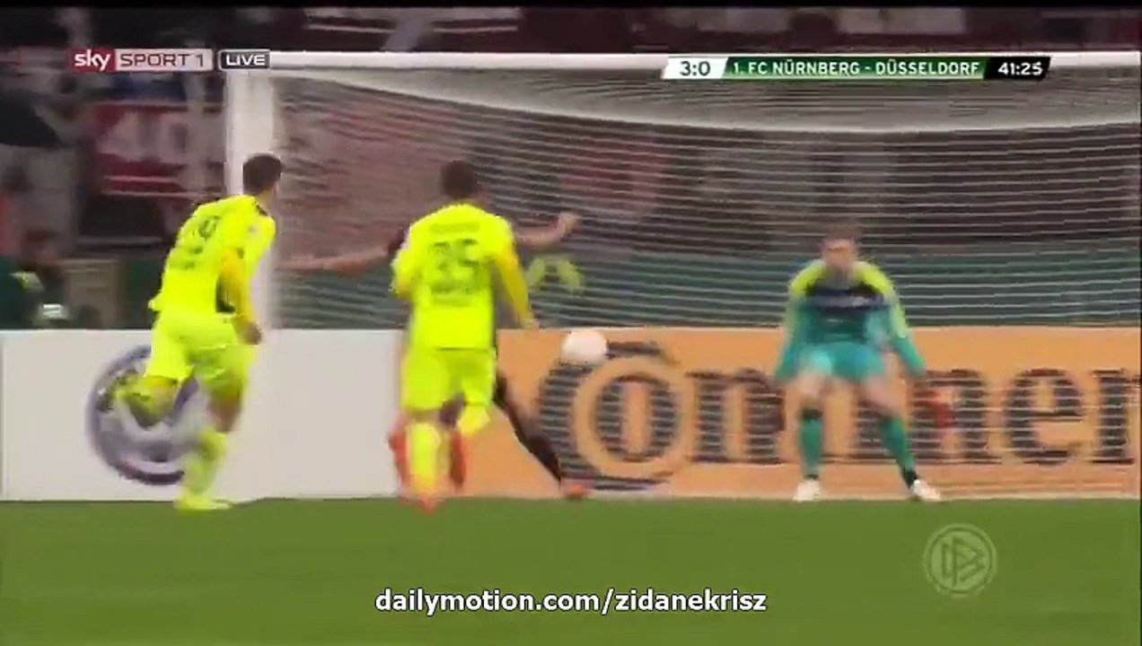 Nuernberg 5 – 1 Fortuna Duesseldorf (DFB Pokal) Highlights October 27,2015