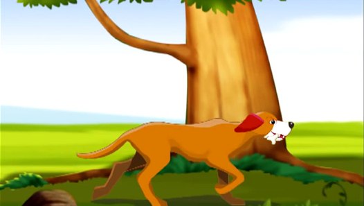 The greedy dog Animated cartoon story for kids nursery story