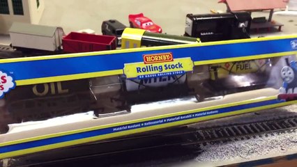 Thomas & Friends Hornby Tank Car Train Plus the Trouble with James
