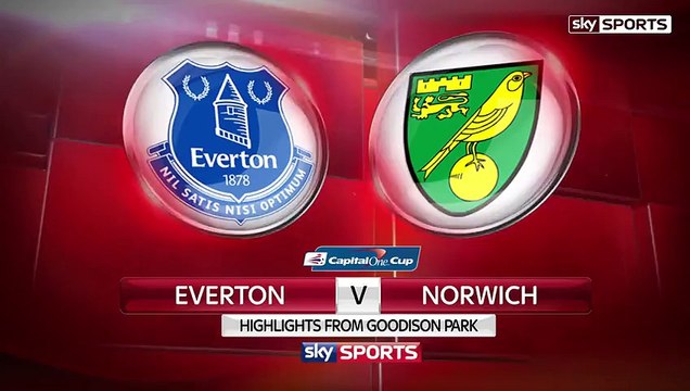 Everton 1 – 1 Norwich City (4-3 Pens) (Capital One) Highlights October 28,2015