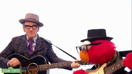 Sesame Street: Elvis Costello & Elmo Monster Went and Ate My Red 2