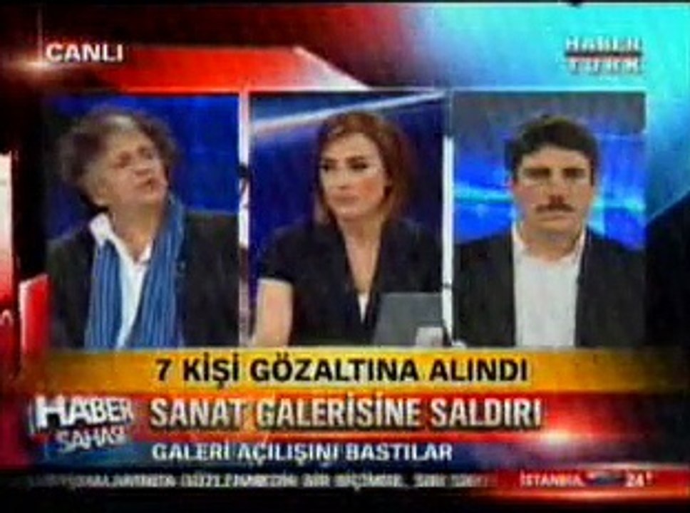 Bedri Baykam -Yasin Aktay Tophane saldırısı tartışması (22.09.2010)