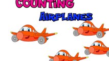 Counting Airplanes | Childrens Learning Video, Teach Toddlers Counting, 123s, Planes