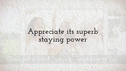 The Countless Things to Do and See in Bali