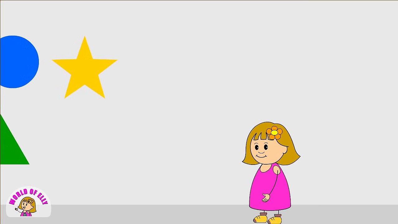 Making a Christmas Tree | Learning Shapes with Elly Shapes for Babies, Toddlers, Children