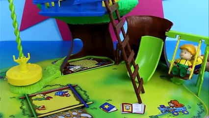 Caillou's Treehouse with Caillou Rosie Leo & Gilbert the Cat!