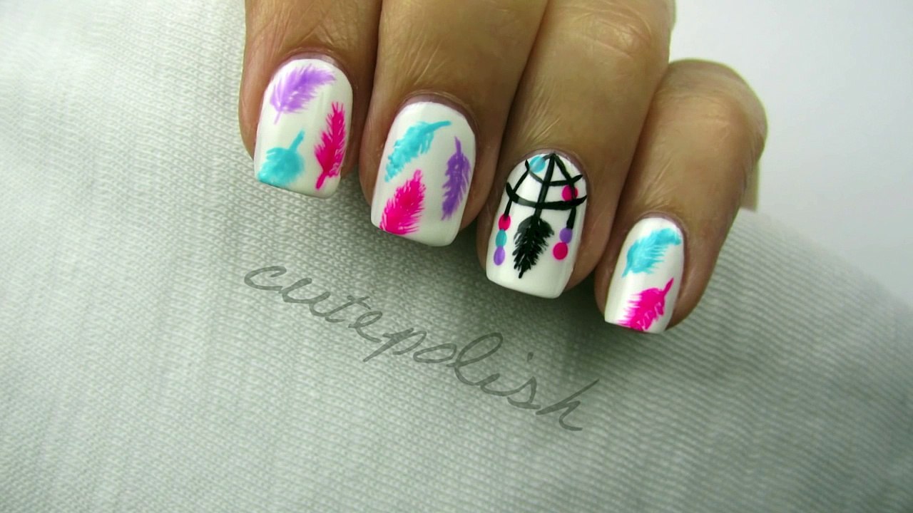Dreamcatcher Nail Art