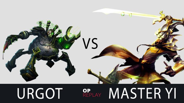 Urgot vs Master Yi - SKT T1 Faker KR LOL Challenger 1008LP