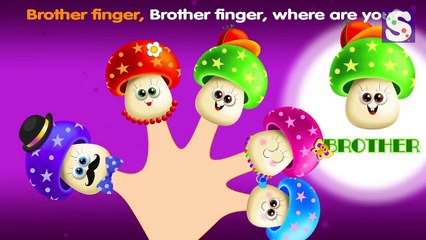 The Finger Family Mashrooms Simple songs & Learning Nursery Rhymes & Songs For Children