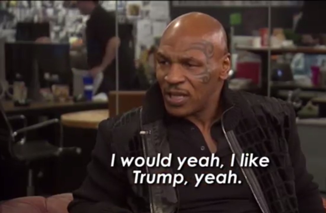 Mike Tyson soutient la candidature de Donald Trump aux primaires républicaines