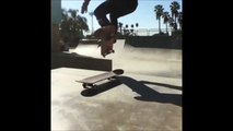Trick de fou en Skate avec 2 planches... Dingue