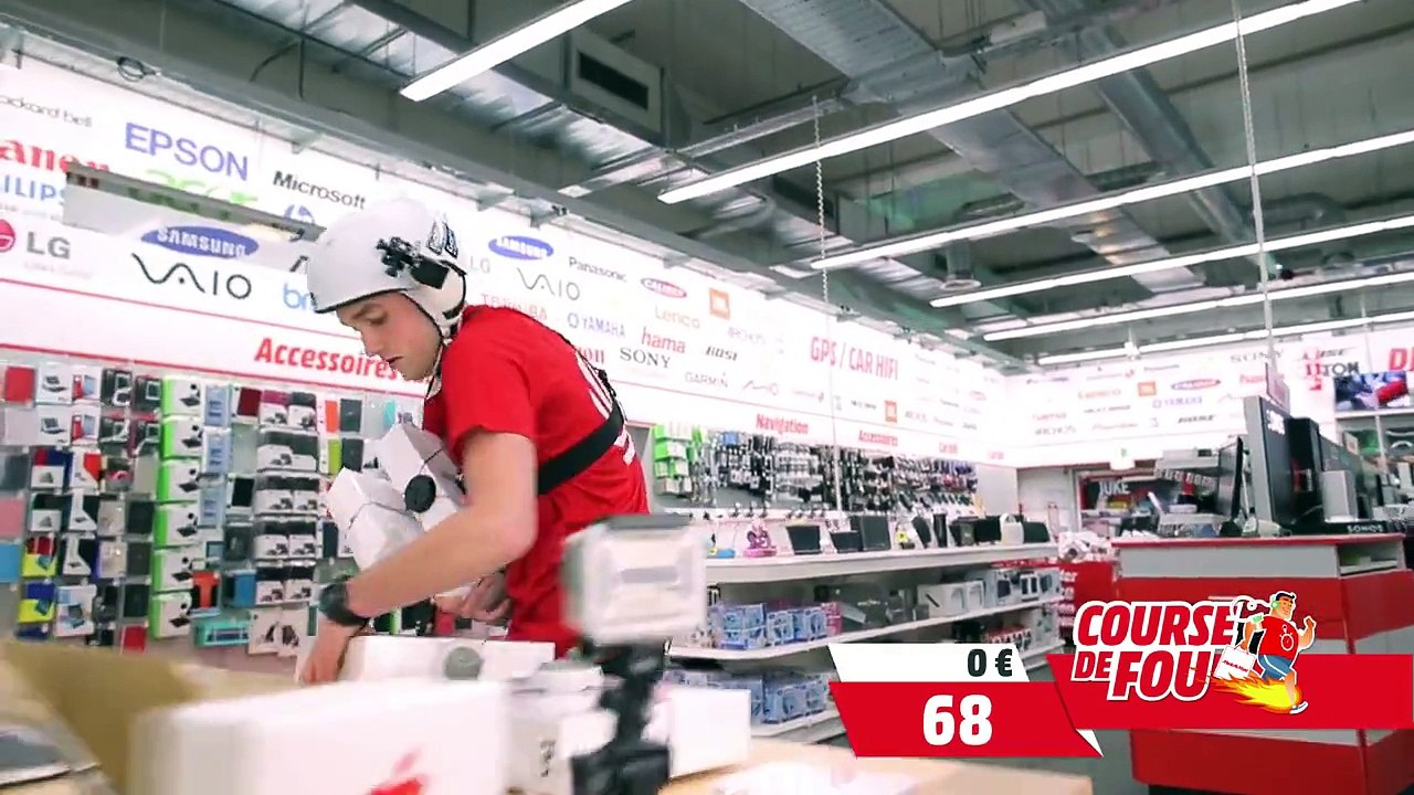 Il a 100 secondes pour dévaliser un magasin Media Markt