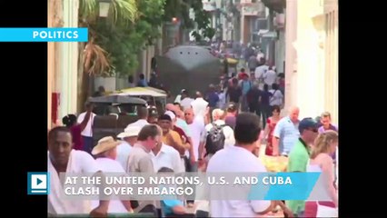 At the United Nations, U.S. and Cuba clash over embargo