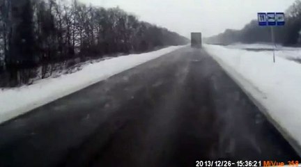 Impatient Driver Gets Very Lucky-Amazing Videos-Funny Videos Collection
