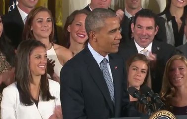 Obama : «Jouer comme une fille veut dire être la meilleure»