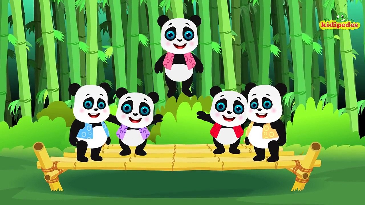 Five Little Pandas - Popular Nursery Rhyme Collection I Songs For Children