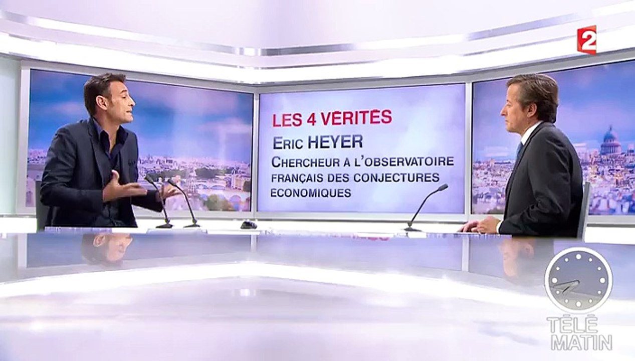 4 Vérités - La politique de François Hollande "commence à porter ses fruits", estime Éric Heyer