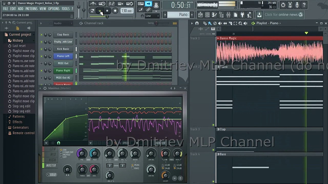 Dance Magic Instrumental Cover [Alpha Relise]