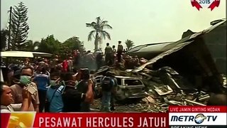 Indonesian military plane crashes