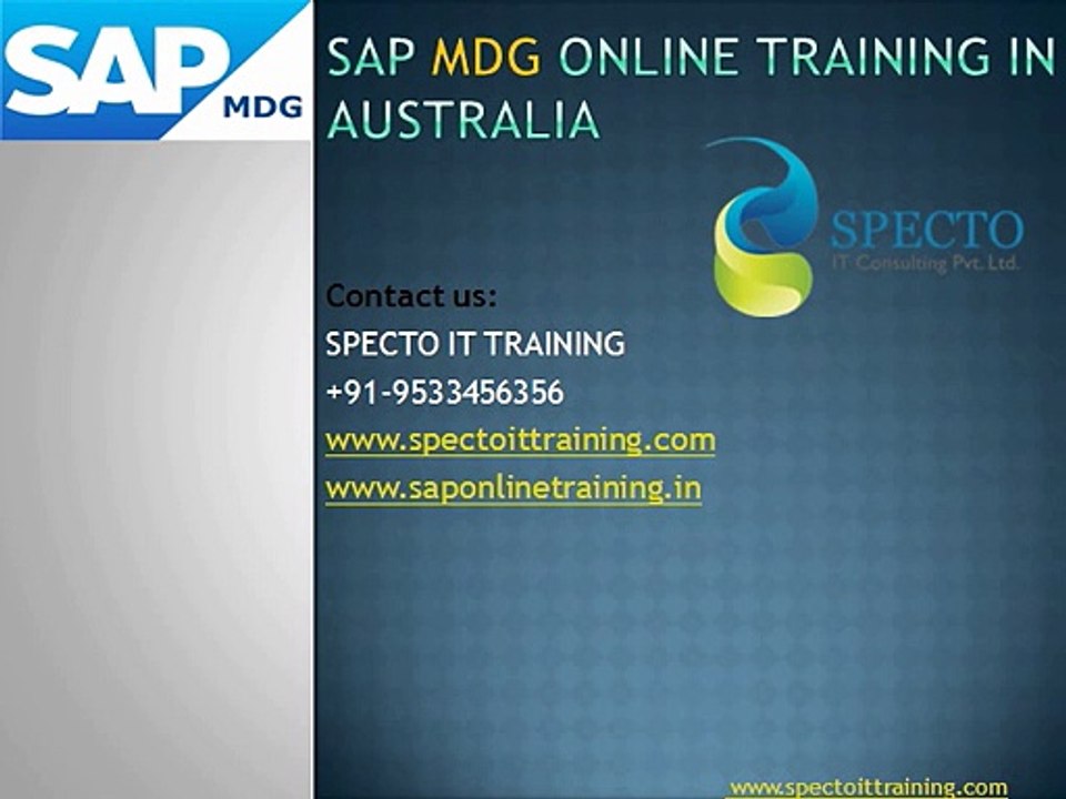 sap mdg online training in uk,usa