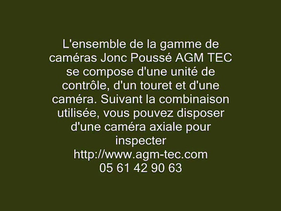 camera inspection de forage