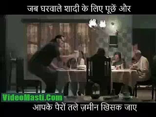 Shaadi Ki Baat Hote Hi Aise Hi Pairo Tale Se Zameen Khisak Jati Hai - Very Funny 2015
