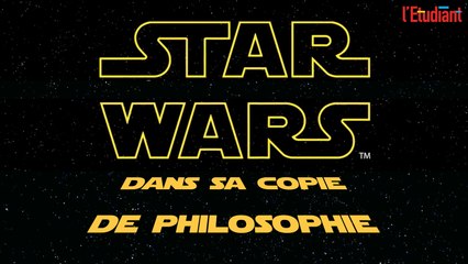 Star Wars : comment placer la saga dans sa copie de philosophie