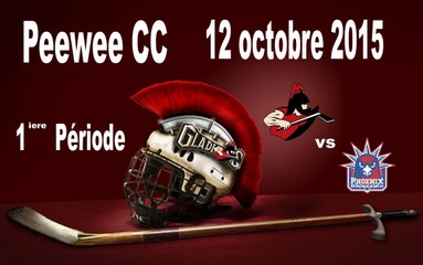 12 octobre 2015 - 1iere Periode -Match Glads vs Pheonix