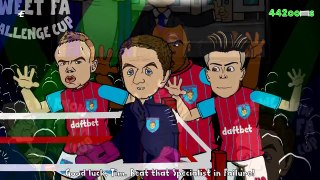 ☕️FA CUP FINAL 2015☕️ Wenger vs Sherwood Rap Battle (PARODY football cartoon)