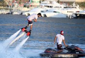 Sheikh Hamdan Doing Flyboarding u=in Fountain Dancing !! (VLOG) UAE