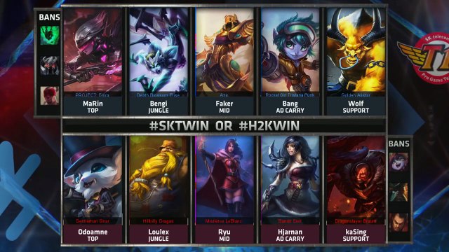 SK Telecom T1 vs H2K Gaming (SKT vs H2K) 2015 League of Legends World Championship D1G3