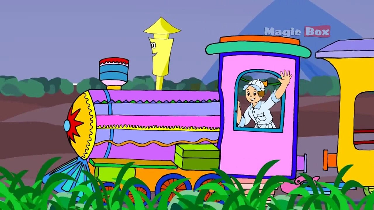 Down By Station English Nursery Rhymes Cartoon/Animated Rhymes For Kids